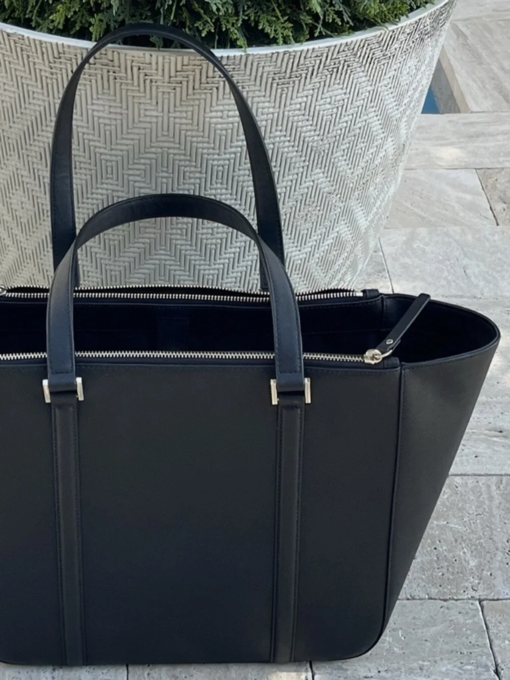 KATE SPADE NEW YORK Newbury Lane Briar Tote Bag Shoulder Purse Black